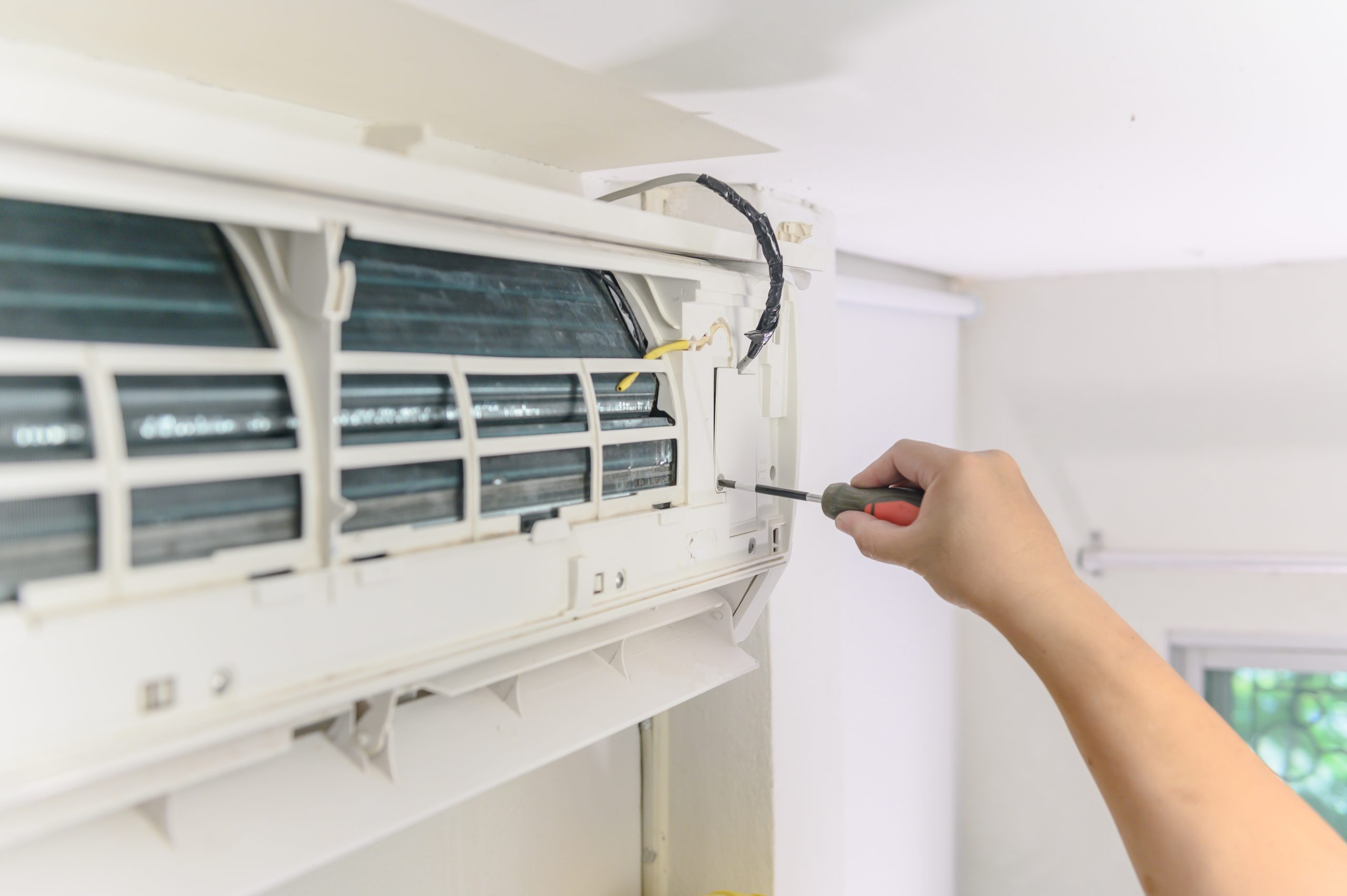 AC indor cooling coil change