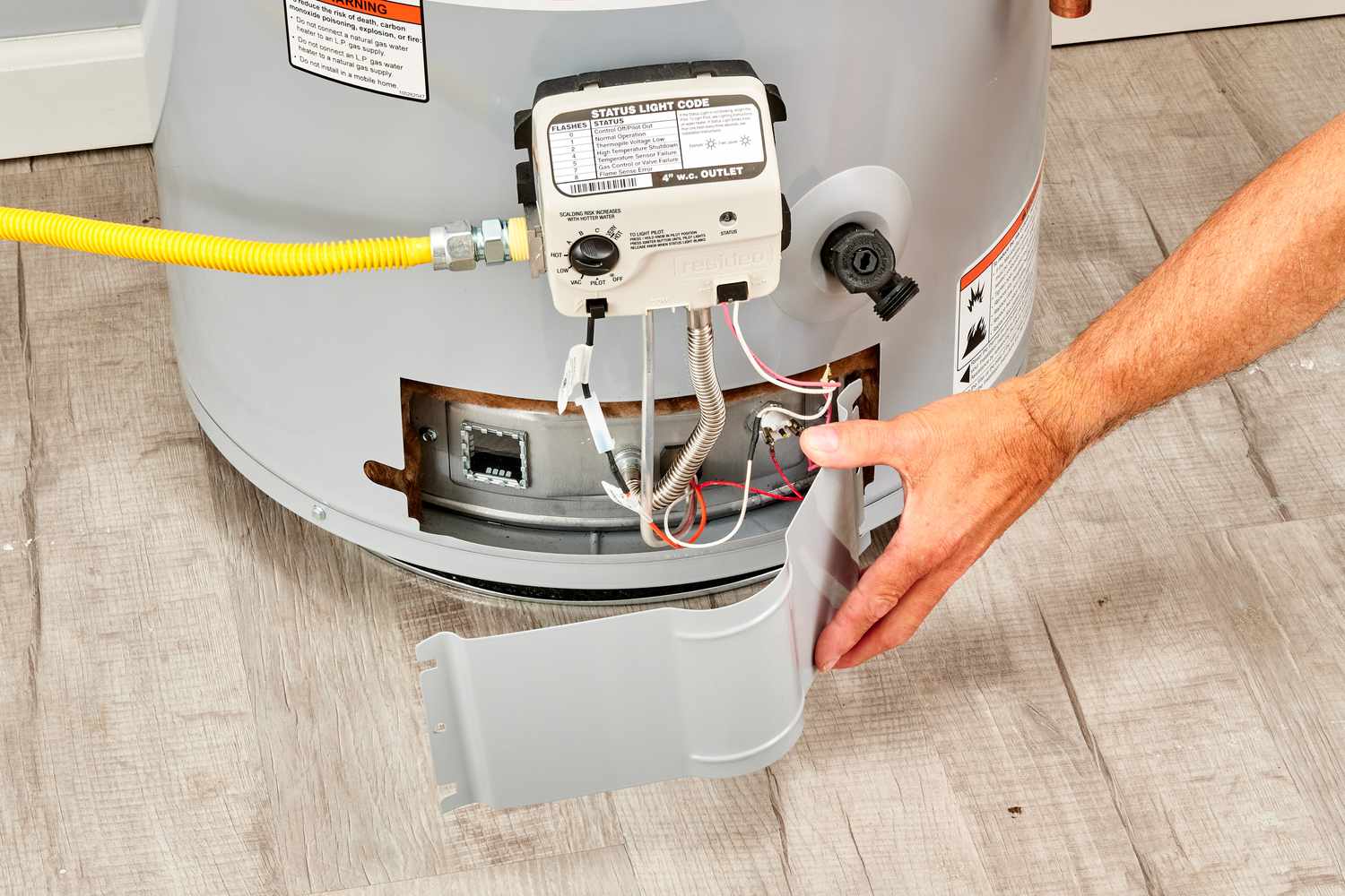 Gas geyser not working