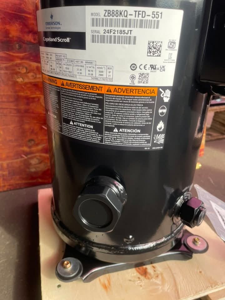 Immersion copland compresser 3 phase model number -ZB88KQ-TFD-551